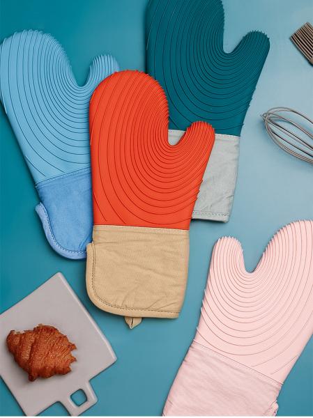 360Home Silikonhandschuhe Isoliert Backhandschuhe hitzebeständig